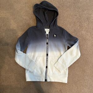 Abercrombie Kids Ombre Navy and Light Blue Hoodie